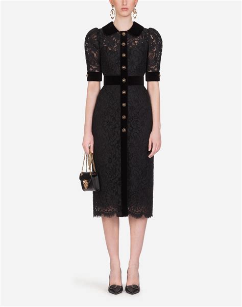 dolce gabbana black lace dress|dolce and gabbana dresses polyvore.